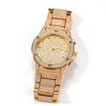 Hip Hop Watches Manufacturer - Micro Pave Iced Out Rhinestones Quartz
