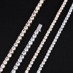 Tennis Chain Bracelet Factory - 3-5mm Diamond New Clasp for Men Fashion