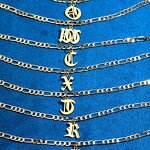 Waterproof Fashion Beach Anklet Manufacturer - Stainless Steel Initials Gold Plated