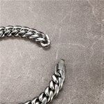 Non Tarnish Stainless Steel Bracelet Manufacturer - Miami Chunky Link Hip Hop