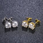Luxury Earrings Women Manufacturer - Gold Filled VVS Diamond 925 Silver Moissanite