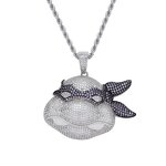 Brass Ninja Turtle Pendant Factory - Iced Out Anime for Men Hip Hop