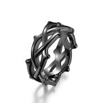 Gothic Stainless Steel Ring Factory - Gold Plated Crown of Thorns for Men