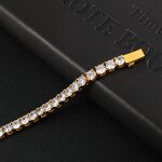 Tennis Chain Bracelet Factory - 3-5mm Diamond New Clasp for Men Fashion