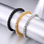 Cubic Zirconia Tennis Bracelets Factory - Iced Out for Men Jewelry Wholesale