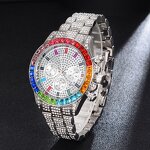 Micro Pave Cubic Zircon Watches Manufacturer - Iced Out Hip Hop for Mens Jewelry
