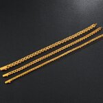 White Gold Tennis Chain Bracelet Manufacturer - 3-5mm Round Cut Iced Out CZ