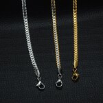 Snake Chain Necklace Manufacturer - Stainless Steel Gold Silver 18-24inch
