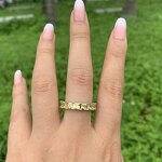 Fashion Jewelry Engagement Ring Manufacturer - 925 Sterling Silver Iced Out CZ