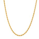 Rope Chain Necklace Factory - Stainless Steel for Men Hip Hop Jewelry