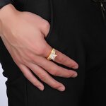 Diamond Ring Factory - Silver Gold Daily Gift Wedding Cubic 3A Zircon