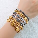 Stainless Steel Coffee Beans Bracelet Factory - 8-13mm Link Chain for Men Fashion