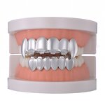 Alloy Golden Tooth Grillz Factory - Hiphop Single Fashion Teeth Grillz