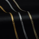 Snake Chain Necklace Manufacturer - Stainless Steel Gold Silver 18-24inch