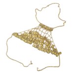 Sexy Bling Diamond Body Chain Factory - Dress Bra Chain Crystal Breast for Women