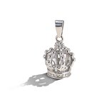 Luxury Princess Crown Pendant Manufacturer - Stainless Steel Gold Plated for Girls