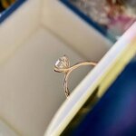 Iced Out Fashion Jewelry Ring Manufacturer - CZ Zircon Gold Plated 925 Silver