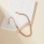 Hot Sale Icy Silver Diamond Anklets Manufacturer - Cuban Cluster Gemstone for Women