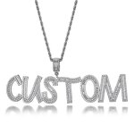 Brass Custom Name Necklace Manufacturer - Iced Out Letters for Men Hip Hop