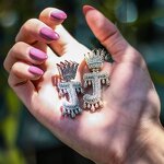 Hip Hop Jewelry Alphabet Pendant Manufacturer - Iced Out CZ A-Z Single Crown Bail