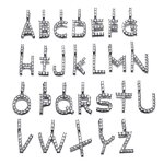 Brass Custom Name Necklace Manufacturer - A-Z Iced Out Letters for Men Hip Hop