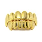 Double Zirconia Caps Grillz Factory - Two Teeth Top for Men Rapper Wholesale