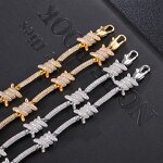 Hip Hop Jewelry Cuban Chain Set Factory - Thorns Necklace Barbed Wire Bracelet