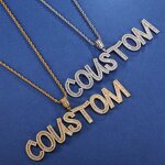 Brass Custom Name Necklace Manufacturer - Iced Out Letters for Men Hip Hop