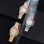 Micro Pave Cubic Zircon Watches Manufacturer - Iced Out Hip Hop for Mens Jewelry