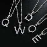 Brass Custom Name Necklace Manufacturer - A-Z Iced Out Letters for Men Hip Hop