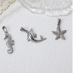 DIY Beach Jewelry Pendant Factory - Stainless Steel Gold Plated Ocean Charm