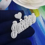 Hip Hop Jewelry Moissanite Pendant Factory - 925 Silver Custom Name Necklace