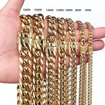 Miami Cuban Chain Manufacturer - 6-10mm Stainless Steel Hip Hop Necklace
