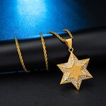 Stainless Steel Star of David Pendant Manufacturer - Iced Out Hip Hop