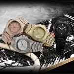 Iced Out Rhinestone Watches Factory - 18K Gold Diamond Bezel Elite Watch