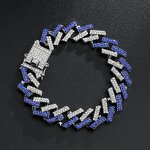 Hip Hop Jewelry Set Manufacturer - 14K Gold Plated Alloy CZ Crystal Cuban