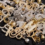 Hip Hop Cubic Zircon Letters Necklace Factory - Custom Alphabet Pendant Iced Out