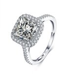 925 Sterling Silver Engagement Ring Factory - Iced Out CZ Cubic Zirconia