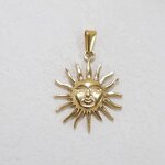 Dainty Sun Pendant Necklace Manufacturer - Luxury Stainless Steel Gold Plated