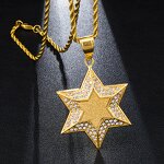 Stainless Steel Star of David Pendant Manufacturer - Iced Out Hip Hop