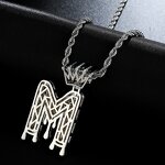 Hip Hop Jewelry Alphabet Pendant Manufacturer - Iced Out CZ A-Z Single Crown Bail