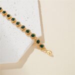 Fashion Jewelry Iced Out Anklets Factory - Silver Diamond Cuban Cubic Zircon