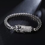 Iced Out Clasp Bracelet Manufacturer - 316L Stainless Steel Franco Chain