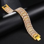 Yellow Gold Watch Link Bracelets Manufacturer - Miami Chain for Men Wholesale