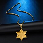 Stainless Steel Star of David Pendant Manufacturer - Iced Out Hip Hop