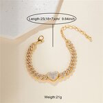 Fashion Jewelry Anklets Factory - Iced Out Bling Crystal Beach Cuban Link