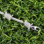 Iced Out Barb Wire Bracelet Manufacturer - 8mm Wire Chain Hip Hop for Men