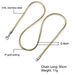 Snake Chain Necklace Manufacturer - Stainless Steel Gold Silver 18-24inch
