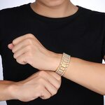 Yellow Gold Watch Link Bracelets Manufacturer - Miami Chain for Men Wholesale