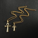 Stainless Steel Ankh Cross Pendant Factory - Religion Egyptian Necklace for Men